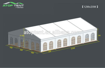 industrial storage hangar semi permanant clear span aluminum tent