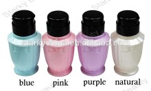Nail Polish Remover Liquid Pumping Dispenser Empty Bottle/Plastic Dispenser Bottle