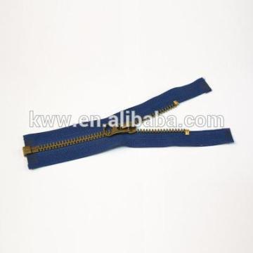 No5 Open end metal zipper with brass teeth for retail or wholesale