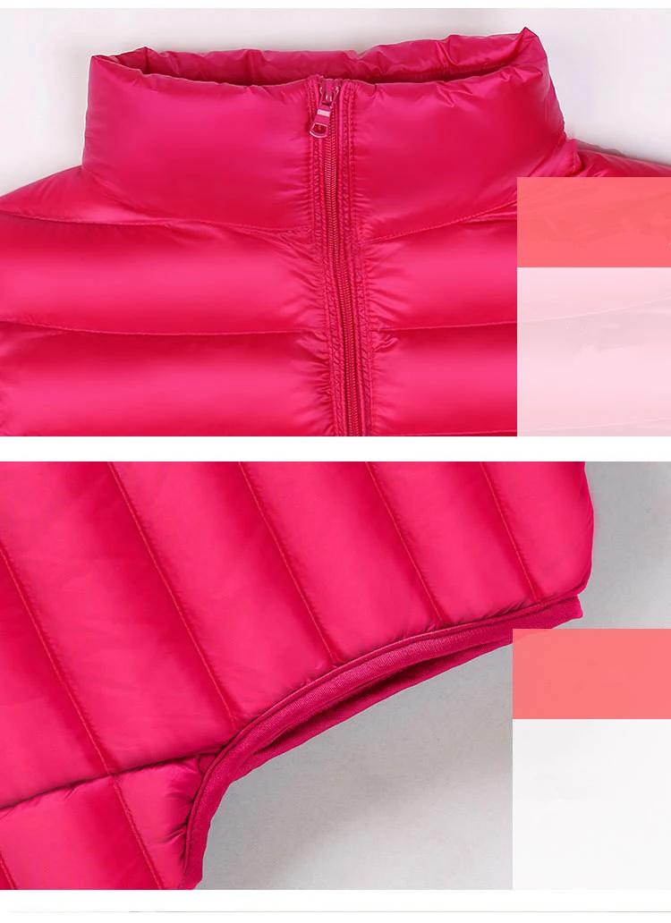 Fashion Winter Colorful Coat Warm Lightweight Storable Puffer Duck Down Jacket