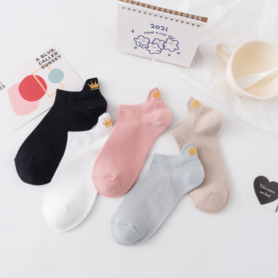 Mesh crown boat medyas para sa lahat ng okasyon