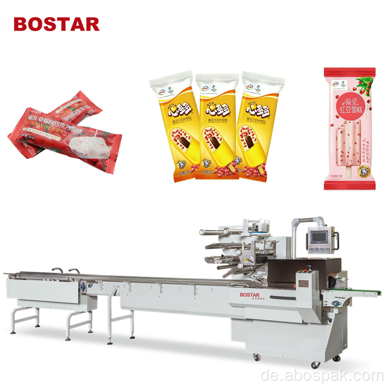 Ice Pop Eiscreme Stick Bar Lolly Packmaschine