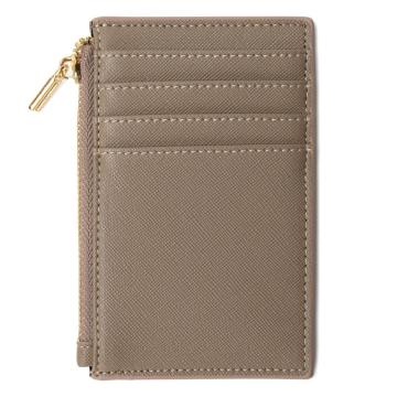 Ny minimalistisk designer quiltad vertikal korthållare plånbok
