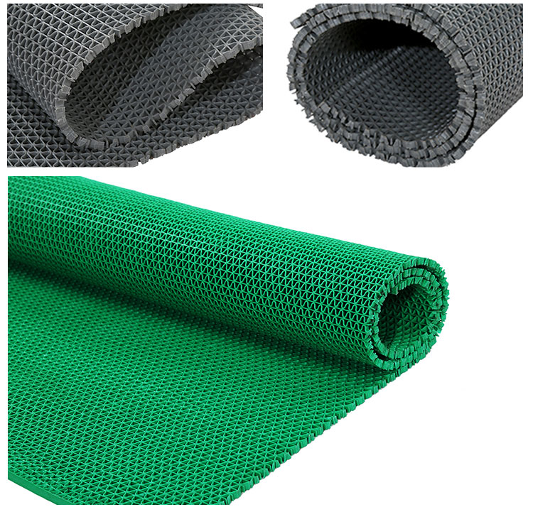 5mm Thickness Good Quality pvc s mat anti slip pvc z Mat