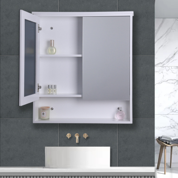 Popular Door-mounted Curio Glass Storage Bathroom Mirror and Recessed Medicine Cabinets: Mirrored Vanity Solutions