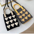 Mini Polyester Love Mini Phone Bag