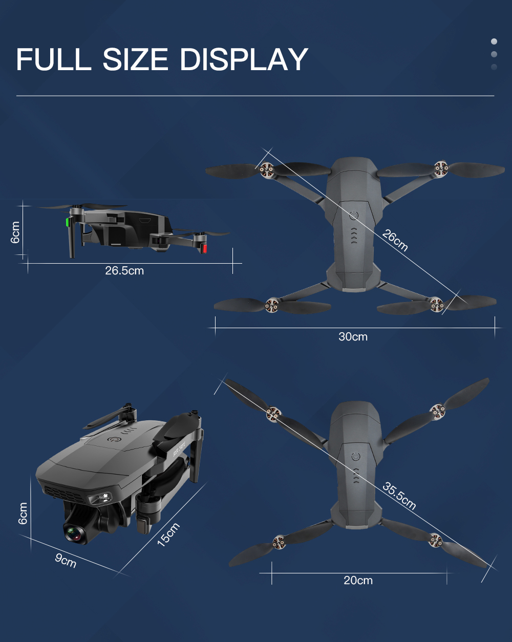 ZLL SG907SE Electrically adjustable camera brushless UAV HD 4K aerial photography remote control aircraft four axis aircraft