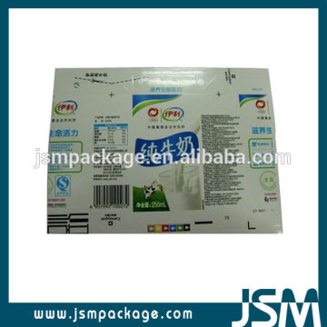 Aseptic paper camay pac birck pak baseline milk package