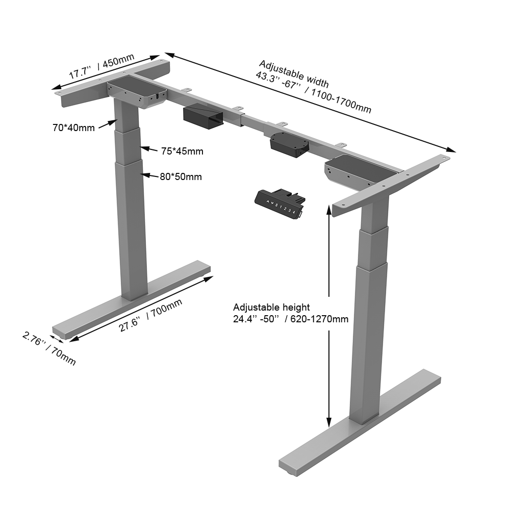 Electric Desk Lift Height Adjustable Standing Desk