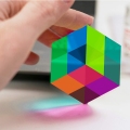 Apex Funny Toy CMY CMY Acrilic Color Cube 50mm