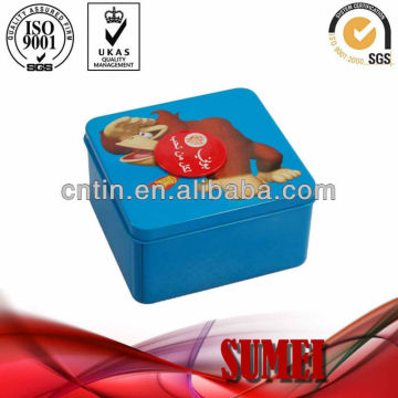 Round Tin Coaster with cork set