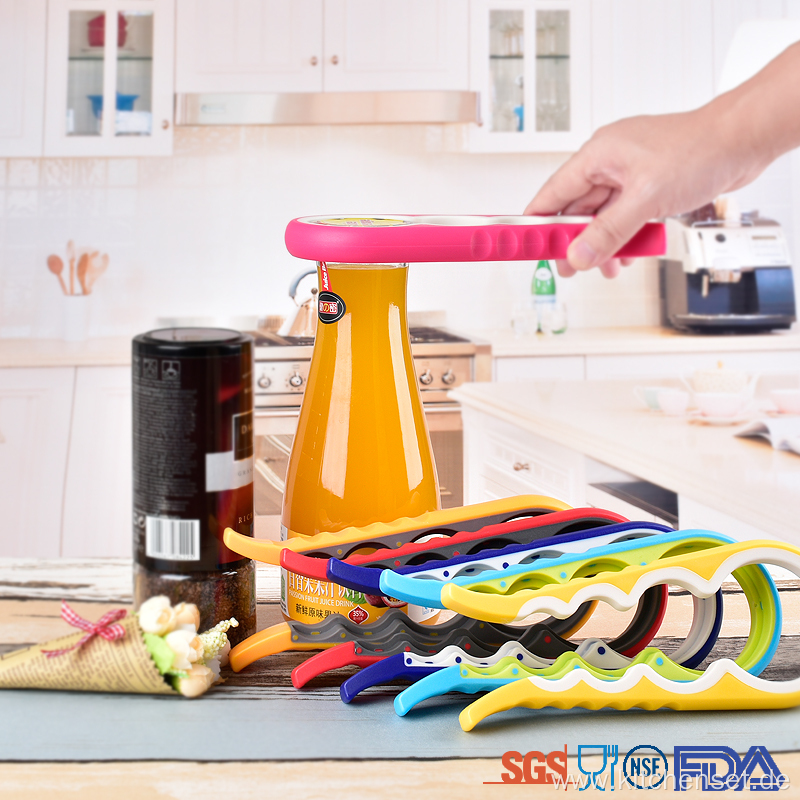 Colorful 4 in 1 Cap rubber jar opener