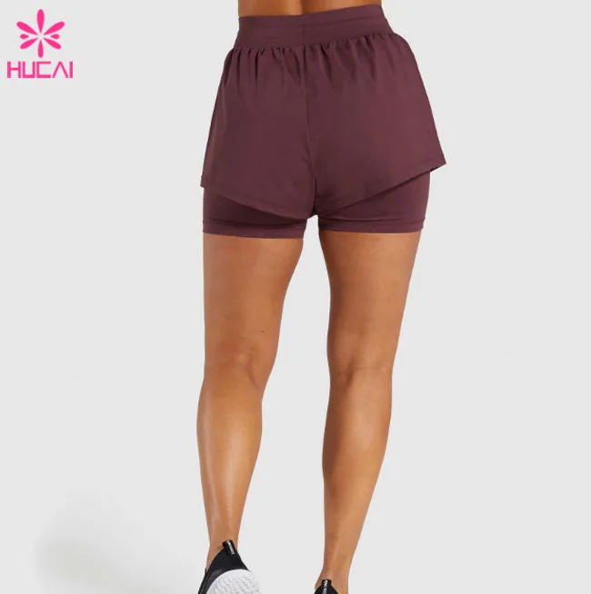 Ribbon Elastic Stretchy Fitness Shorts