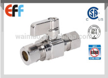 OD Comp. and OD Comp. Straight Mini brass Ball Valve