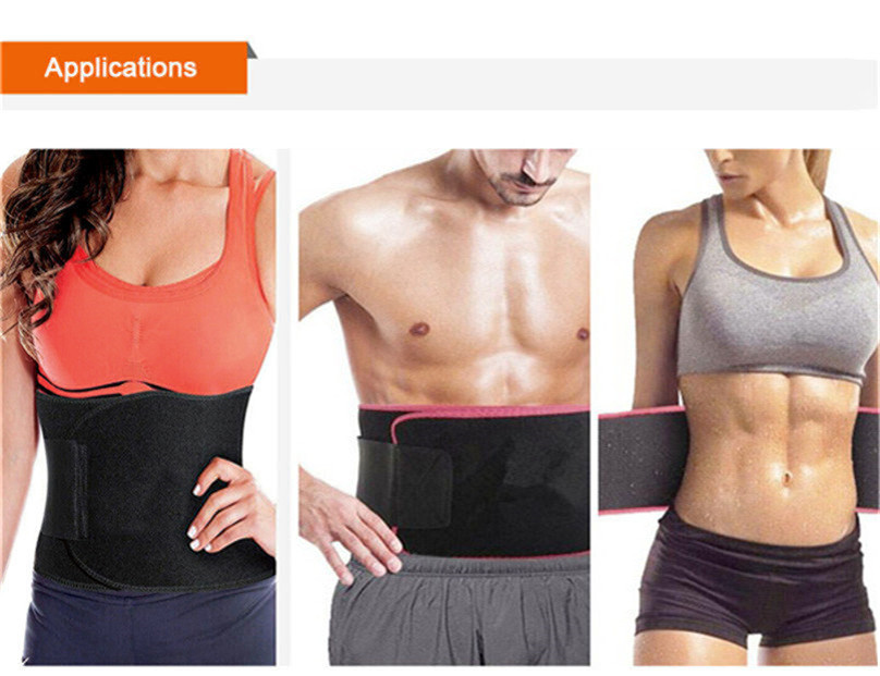 มืออาชีพ Eco Waist Trainer Sliming Belt Waist Trimmer รองรับเอว