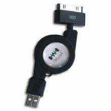 Retractable Cable for Use with iPod (iPod to USB A/M)