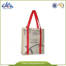 Recycle Carrier Bag Laminated PP Woven Shopping Bag