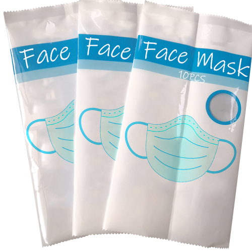 sponge mask plastic PP zipper bag