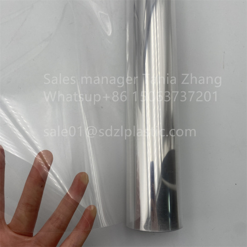 Transparent low-temperature resistant blister APET film
