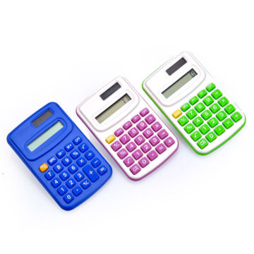 Colorful Dual Power Pocket Calculator