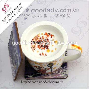 Land scape MDF coaster for promotional gift