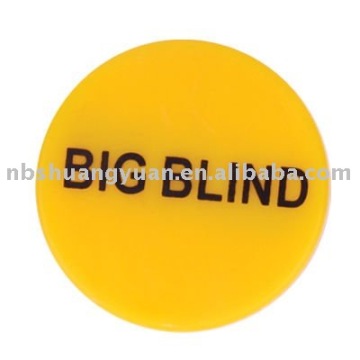 big blind dealer button
