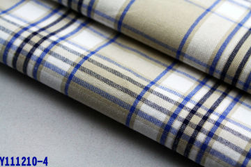 popular shirting check textile fabric