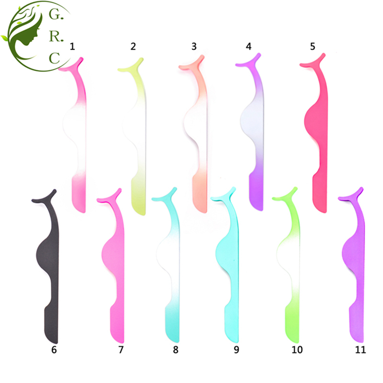 Colorful False Eyelash Extension Tweezer Eyelash Applicator