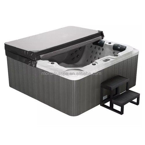 Whirlpool And Air Bath Tub Backyard hottub built in jacuzzi outdoor