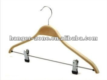 laminated wooden dress hanger