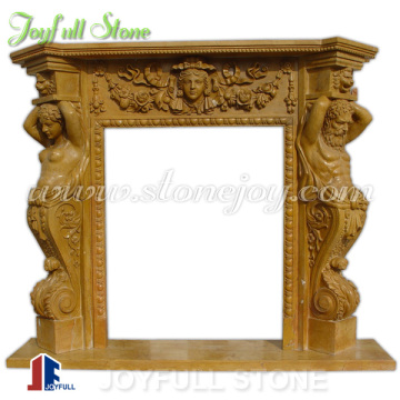 Yellow Marble Fireplace, Marble Fireplace surrounds