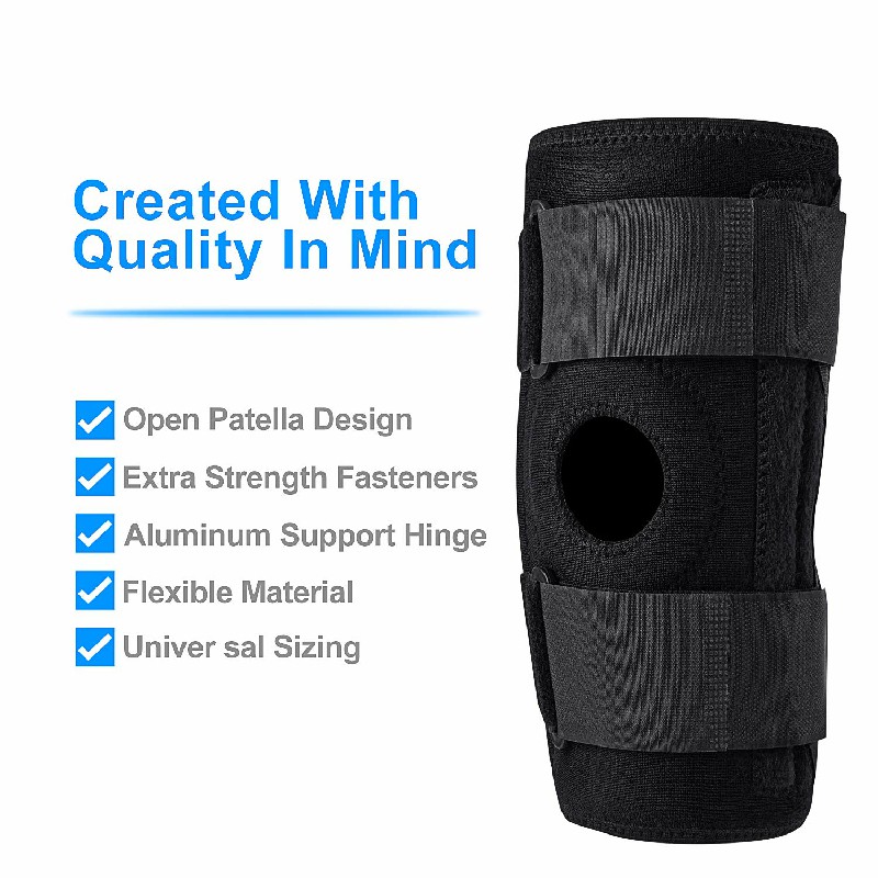 Bantalan Lutut Bernapas Sport Safety Basketball Knee Brace