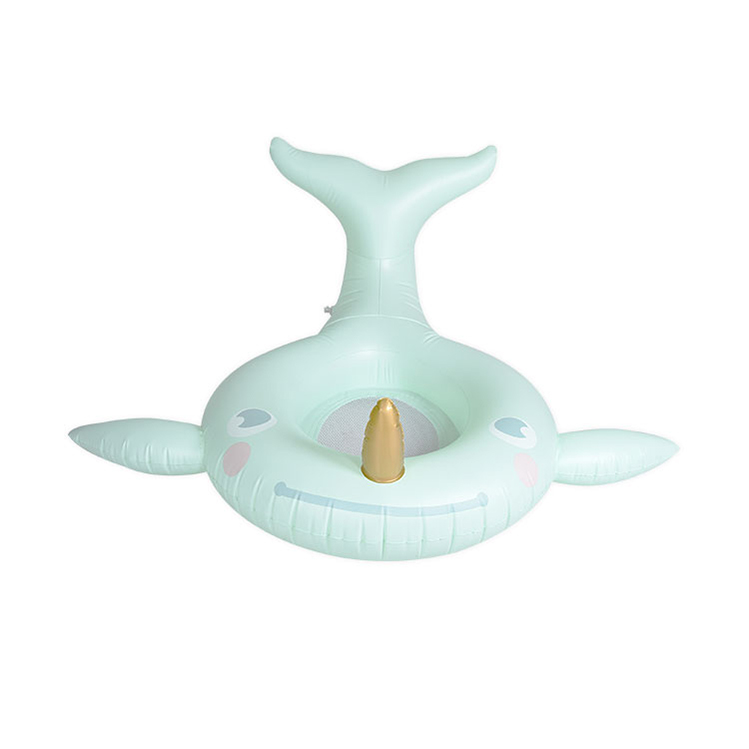 Crianças Narwhal Pool Float Beach Floats Lounge inflável