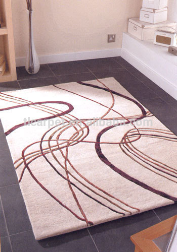 Hand Made Wool Area Rug 01