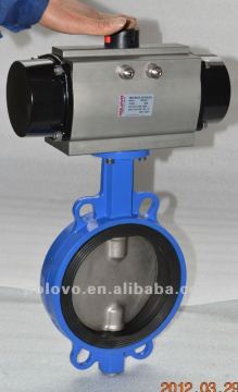 Butterfly valve water flow contrtol valve