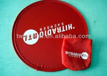 nylon fold up frisbee