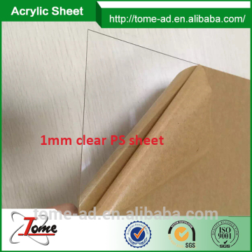 1mm clear ps sheet/polystyrene ps sheet