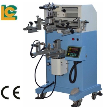 Cylinder bottle screen printing machine LC-PA-300E glass perfume bottle printing machine