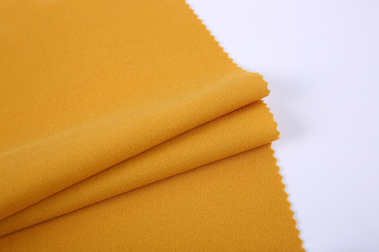 Cheap products textiles weft double face spandex pure crepe polyester spandex fabric