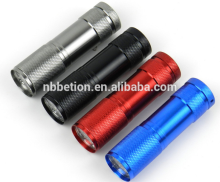 9 led flashlight cheap flashlight 3xAAA batteries aluminium flashlight