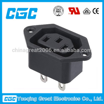 ac power socket female /ac female power socket female AC-08