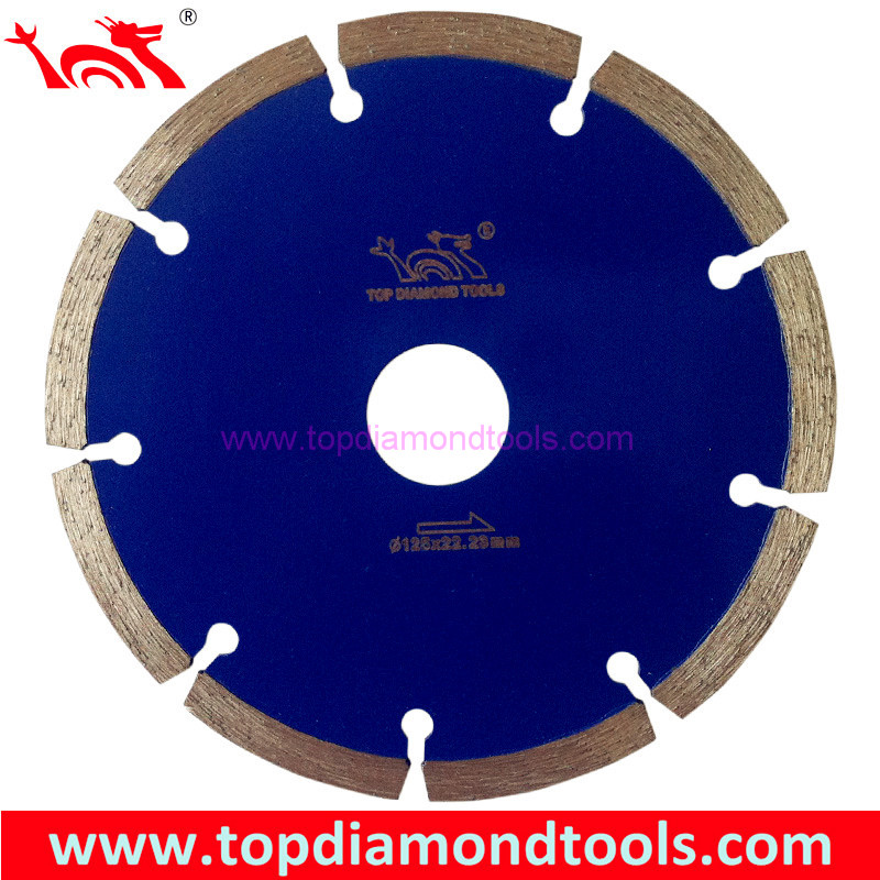 Hot Press Sintered Turbo Diamond Saw Blade with Side Protection Teeth