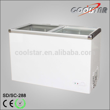 Hot sale mobile horizontal freezing showcase