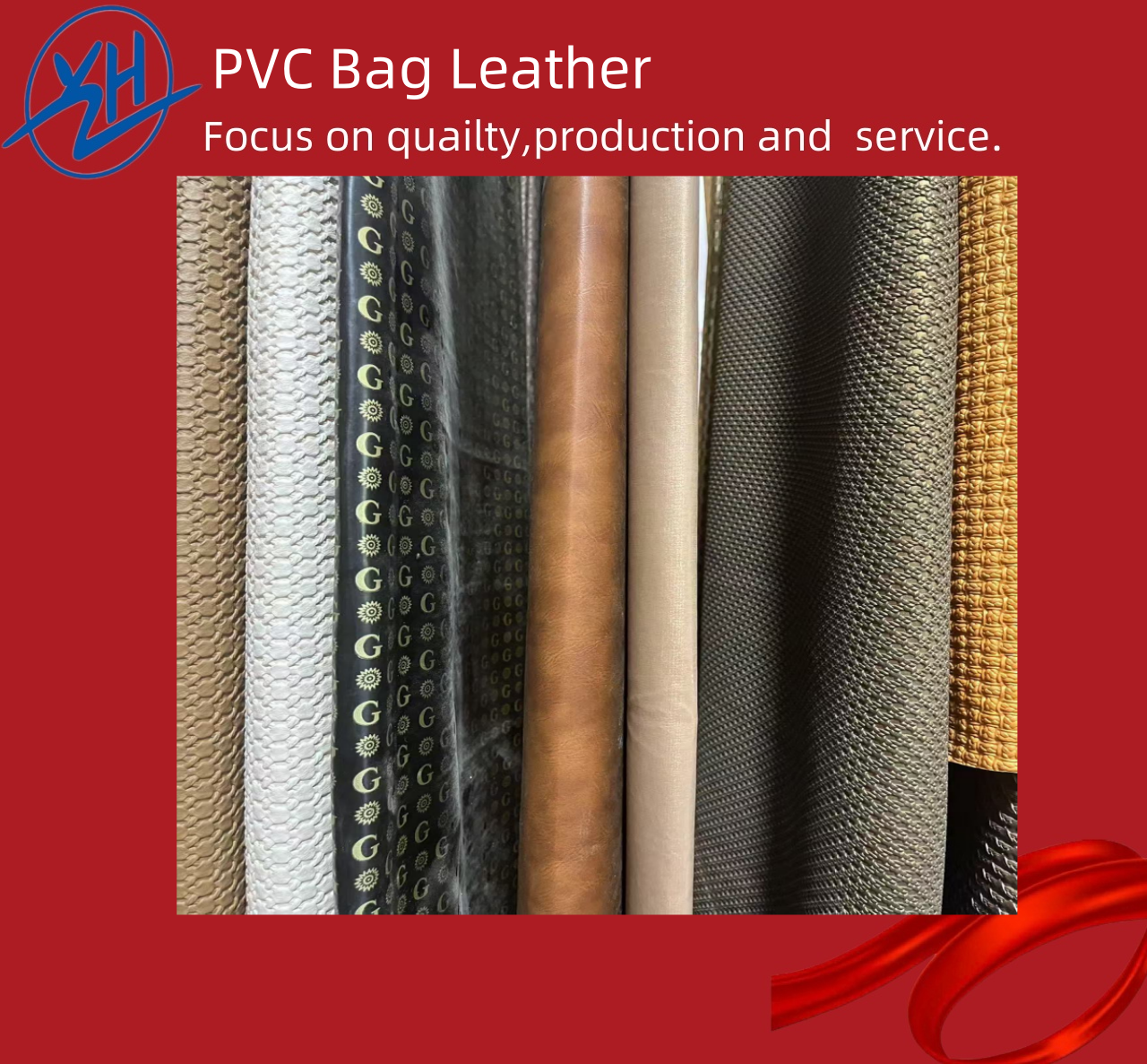 Couro PVC elegante para acessórios de viagem