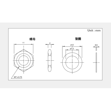 Potenziometro rotativo serie Rk163