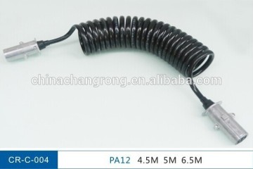 7 core electrical cable Trailer coil cable 7 pin electric coil cable Spring cable