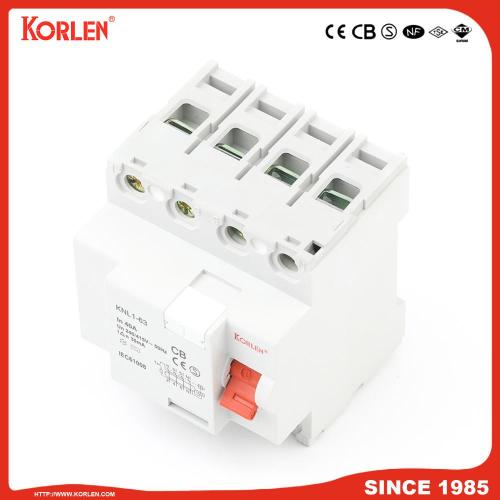 Reststromleiter KNL1-63 3KA CB 4p