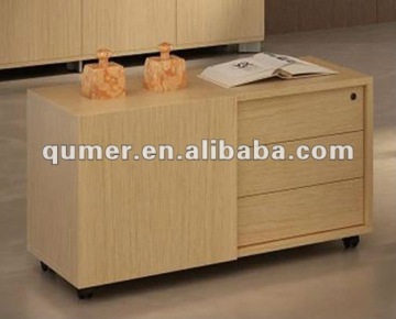 China manufacturer office wood mobile cabinet mobile pedestal