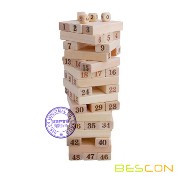 Classic Tumbling Blocks, Jenga Board Team Game Building Blocks Kids