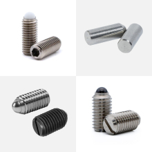Stainless Steel Round Set Screw Spring Ball Plungers